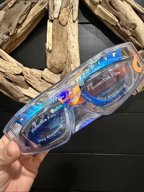 Kids Dragon Blue and Orange Swim Goggles - Bling2o - NWT!